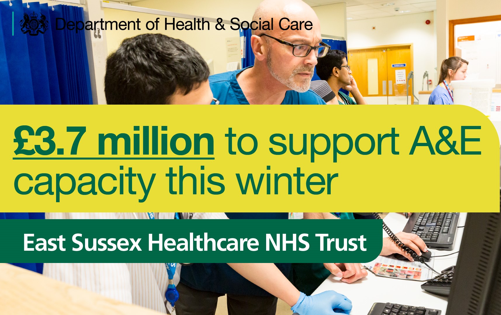 East Sussex Healthcare Nhs Trust To Receive Additional £3 7m Funding To